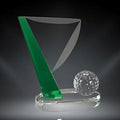 Crystal Golf Flag