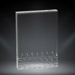 Faceted Rectangle Acrylic