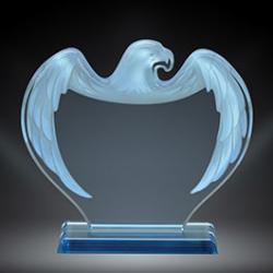 Frosted Eagle Acrylic