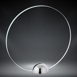Holly Glass with Metal Stand