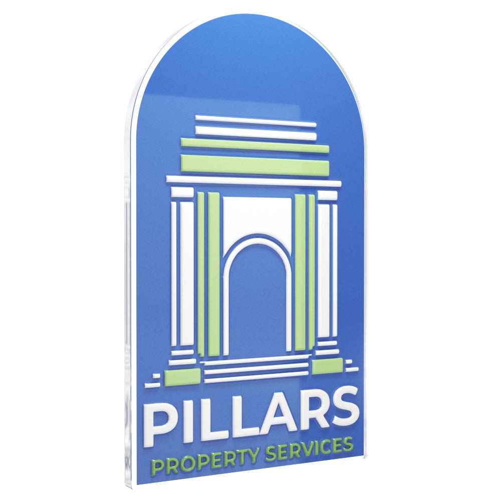 Custom Shaped Acrylic Lapel Pin