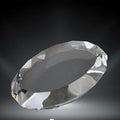 Oval Crystal Paperweight