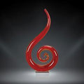 Red Fire Glass Art
