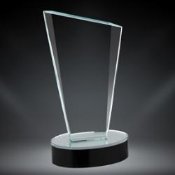 Serenity Crystal with Black & Mirror Base