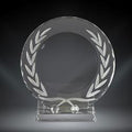Wreath Crystal Plate